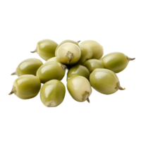 AI generated Fresh capotes capers isolated on transparent background png