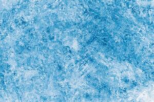 Abstract ice frost natural background with hoarfrost crystals. photo