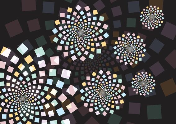 Spiral square round
