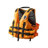 AI generated Life jacket isolated on white background ,photorealistic, AI generated photo