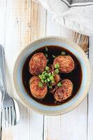 Gohyong or Ngo Hyong, Chinese Food Made from Rolled  Minced Chicken with Flour Wrap photo