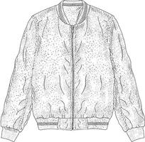 Trendy Mens Jacket vector