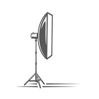 Photo studio element isolated on white background vector