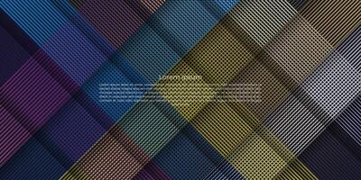 checkboard abstract line background design vector