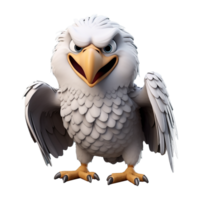 AI generated Eagle isolated on transparent background png