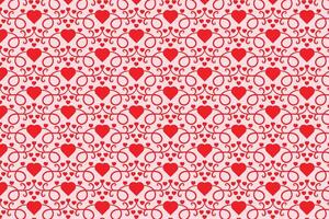 Red love romantic texture valentines day, abstract hearts Swirls pattern, curly heart repeating background, Flourishes Swirling romance seamless wrapping paper, lovely Elegant Digital fabric vector