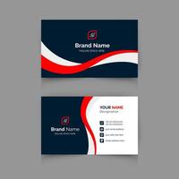 creativo moderno profesional negocio tarjeta diseño. corporativo mínimo negocio modelo diseño. vector