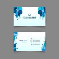 creative modern professional business card design. corporate minimal business template design. vector