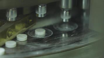 Tablet Production Conveyor in Pharmaceutical Laboratory video