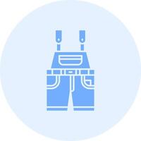 Overalls Solid duo tune Icon vector