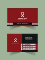 Luxury business card design vector