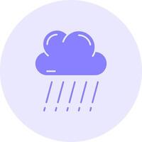 Rain Solid duo tune Icon vector