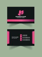 Luxury business card template vector