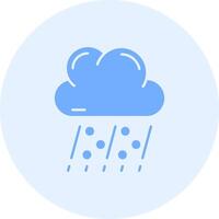 granizo sólido dúo melodía icono vector