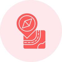 Navigation Solid duo tune Icon vector