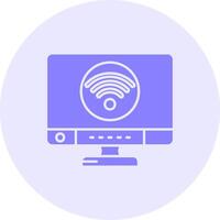 Wifi Solid duo tune Icon vector