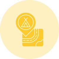 Caming Solid duo tune Icon vector