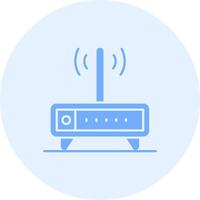 Modem Solid duo tune Icon vector