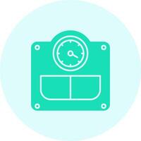 Weight Solid duo tune Icon vector