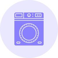 Laundry Solid duo tune Icon vector