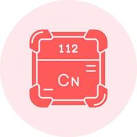 Copernicium Solid duo tune Icon vector