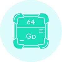 Gadolinium Solid duo tune Icon vector