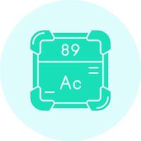 Actinium Solid duo tune Icon vector