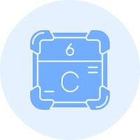 Carbon Solid duo tune Icon vector