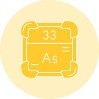 Arsenic Solid duo tune Icon vector