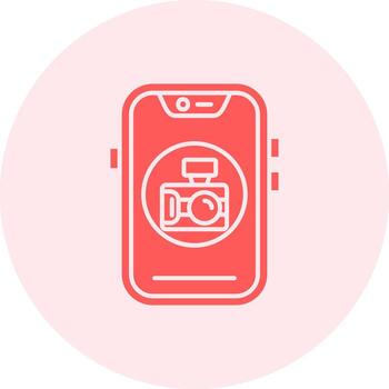 Camera Solid duo tune Icon vector