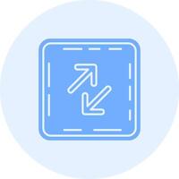 Swap Solid duo tune Icon vector