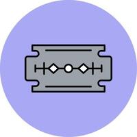 Blade Line Filled multicolour Circle Icon vector