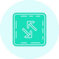 Swap Solid duo tune Icon vector