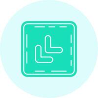 Chevron Solid duo tune Icon vector