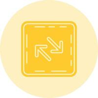 Swap Solid duo tune Icon vector