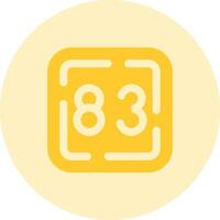 Eighty Three Solid duo tune Icon vector