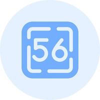 Fifty Six Solid duo tune Icon vector