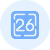 Twenty Six Solid duo tune Icon vector