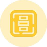 Horizontal Alignment Solid duo tune Icon vector