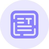 Align text Solid duo tune Icon vector