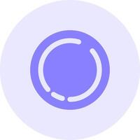 Circle Solid duo tune Icon vector