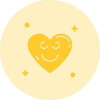 Relieved Solid duo tune Icon vector