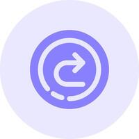 Forward Solid duo tune Icon vector