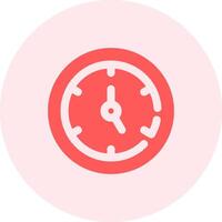 Timer Solid duo tune Icon vector