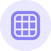 Layout Solid duo tune Icon vector