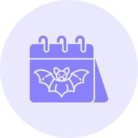 Demon Solid duo tune Icon vector