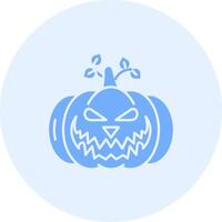 calabaza sólido dúo melodía icono vector