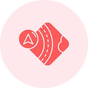 Arrow Solid duo tune Icon vector