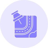 Mark Solid duo tune Icon vector