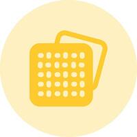 Pattern Solid duo tune Icon vector
